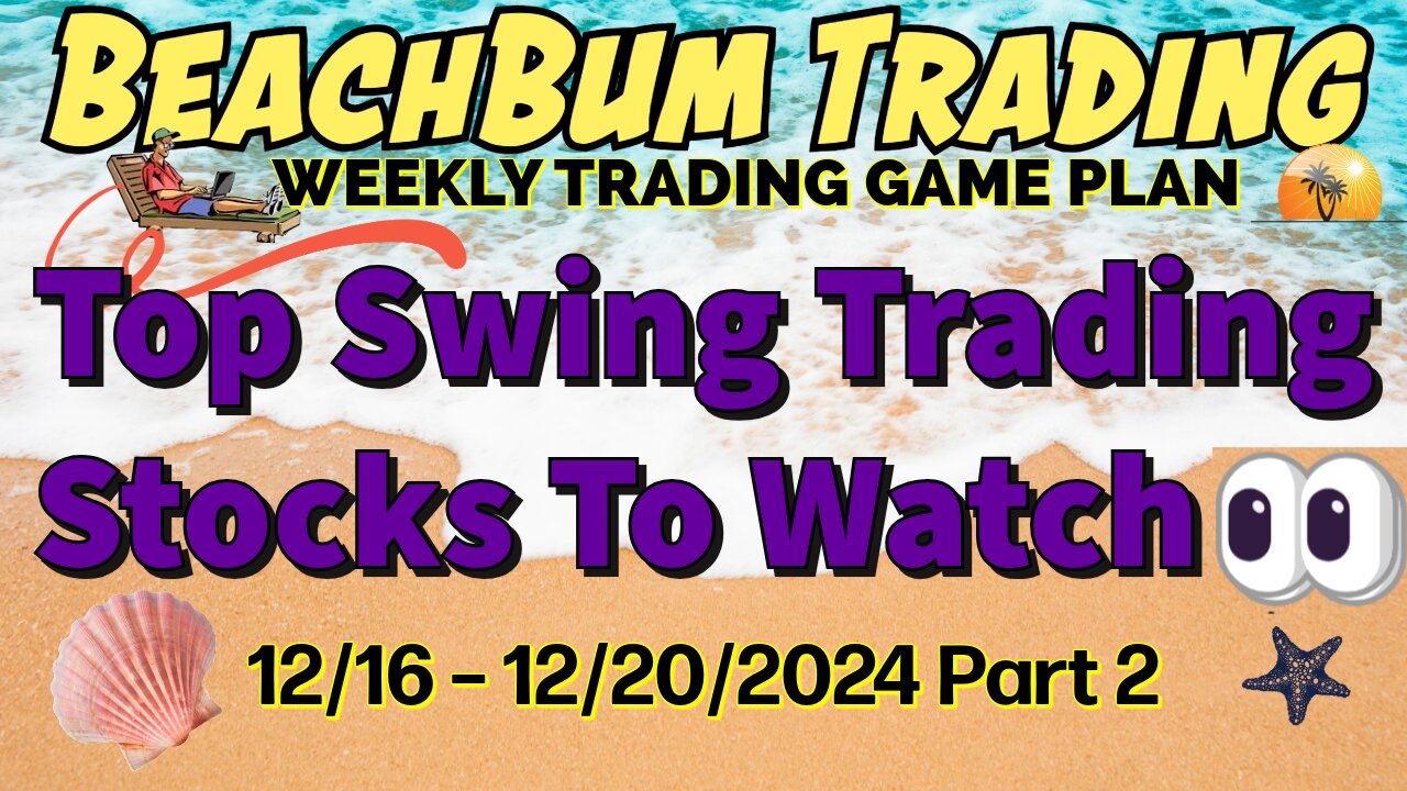 Top Swing Trading Stocks to Watch 👀 | 12/16 – 12/20/24 | AMDY ENPH ULTY BDRY SARK SRTY AEHR & More