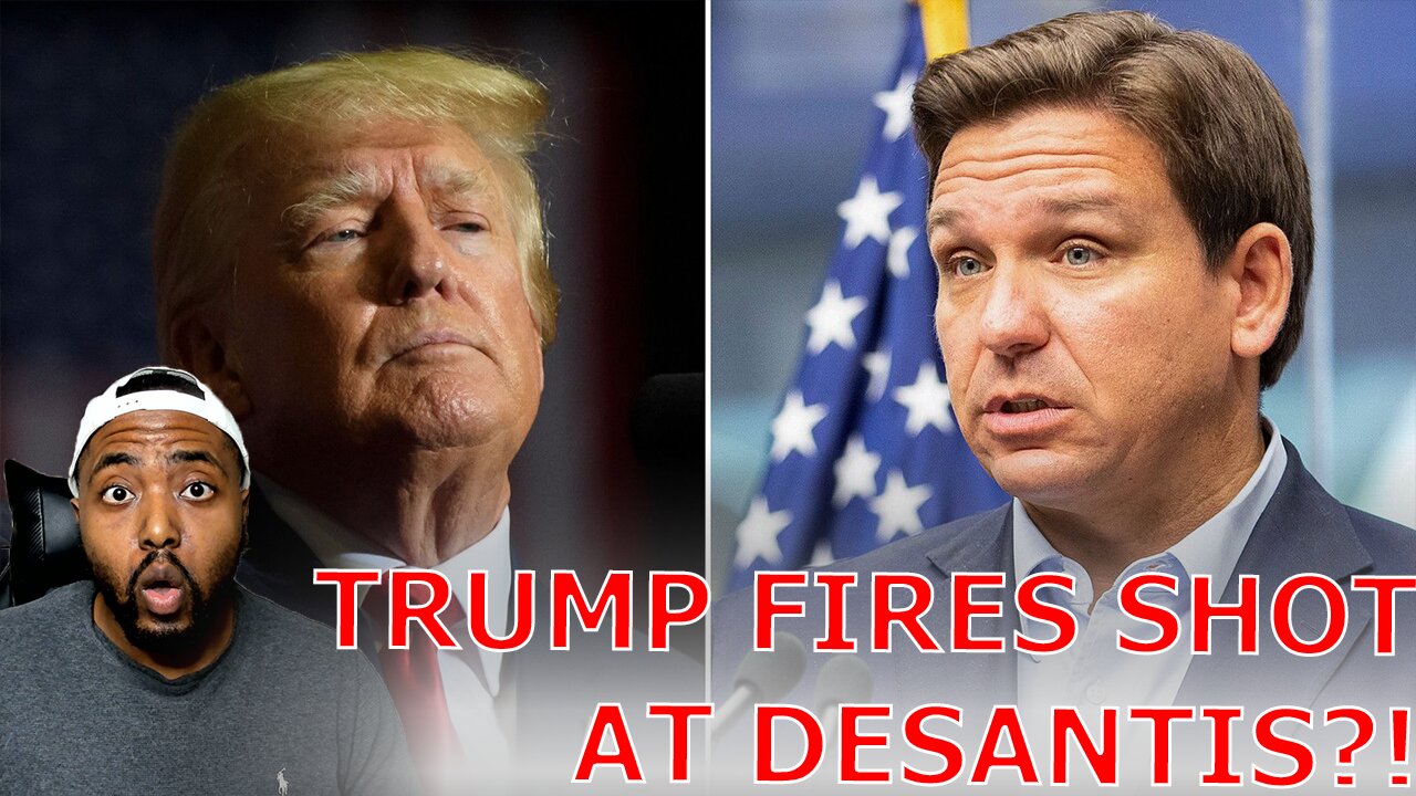 Trump FIRES SHOT At Ron DeSantis During Rally Sparking GOP Civil War