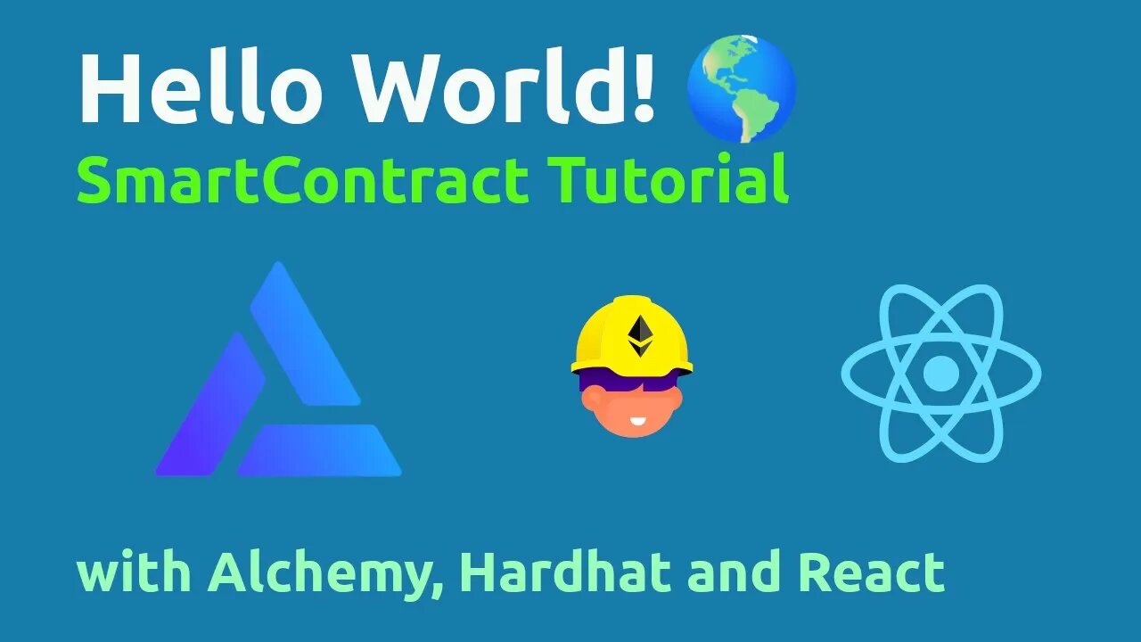 Hello World 🌎 SmartContract with Alchemy- beginner friendly