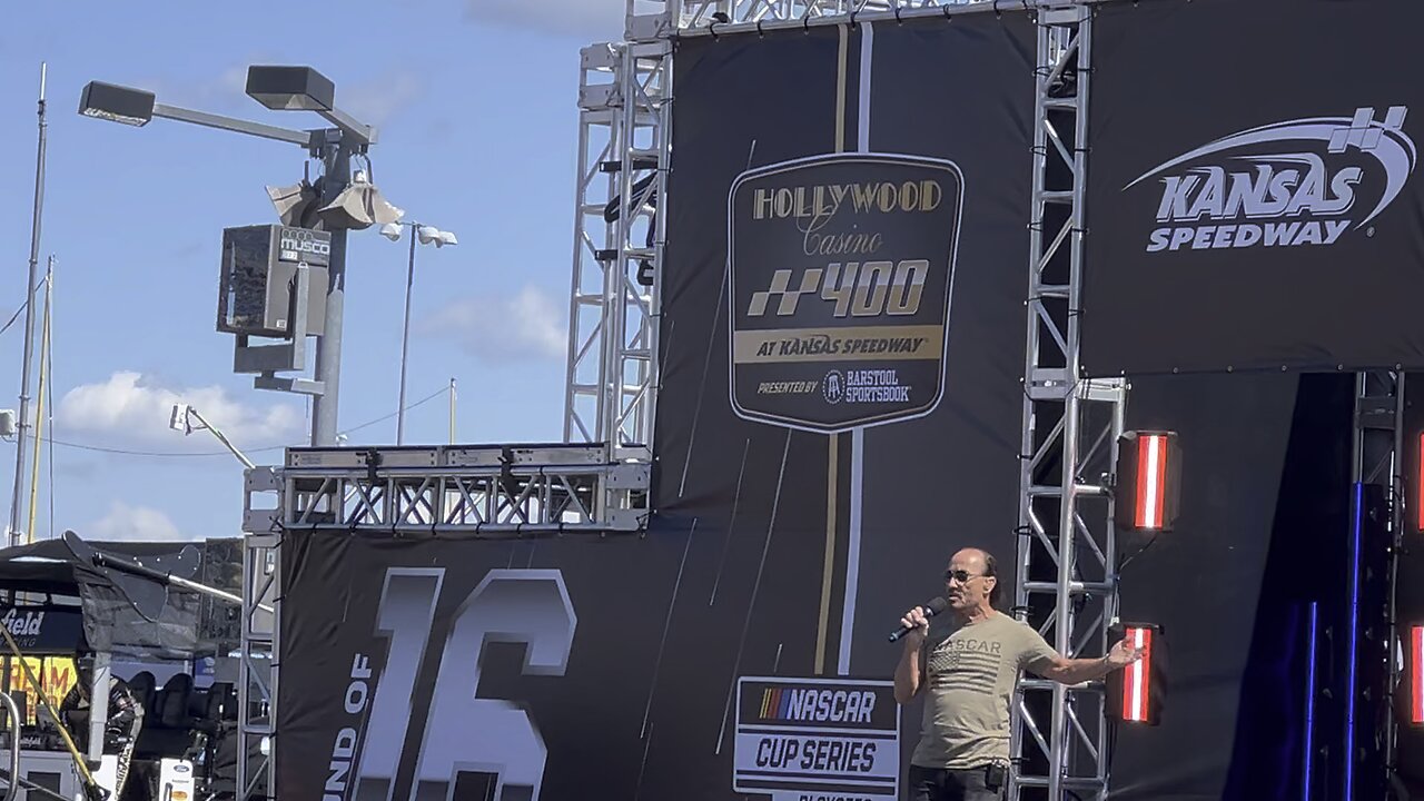 NASCAR Cup Series Advent 400 - Lee Greenwood singing “God Bless The USA”