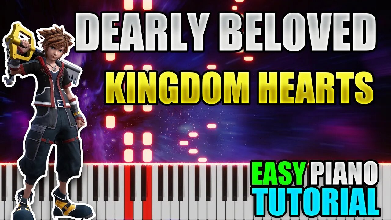 Dearly Beloved - Kingdom Hearts | Easy Piano Lesson