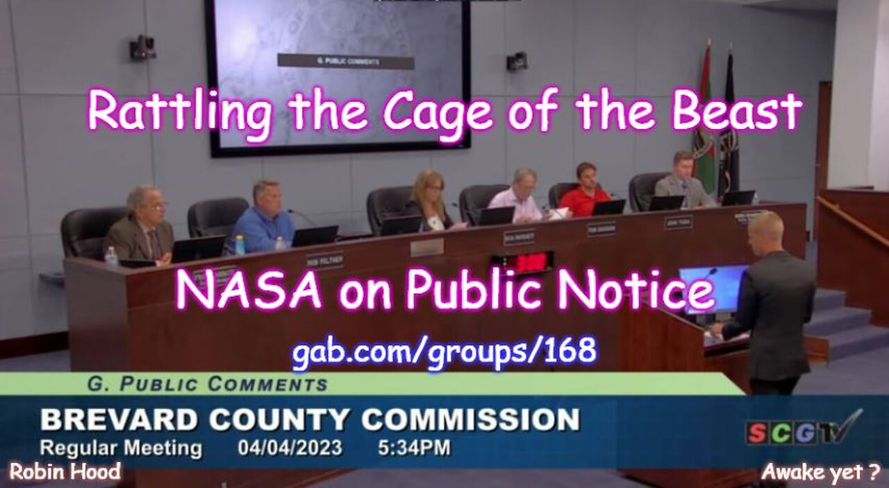 Rattling the Cage of the Beast ~ NASA on Public Notice !