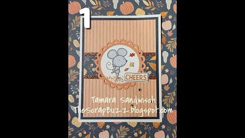 Directions - Autumn Mouse Card Kit