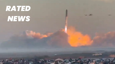 Spectacular Footage of SpaceX's Starship Record-Breaking Launch