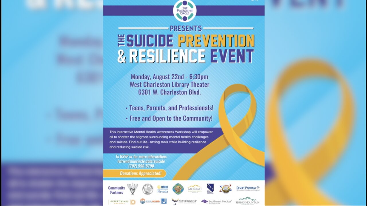 Group hosts mental health awareness event as teen suicides in Clark County rise