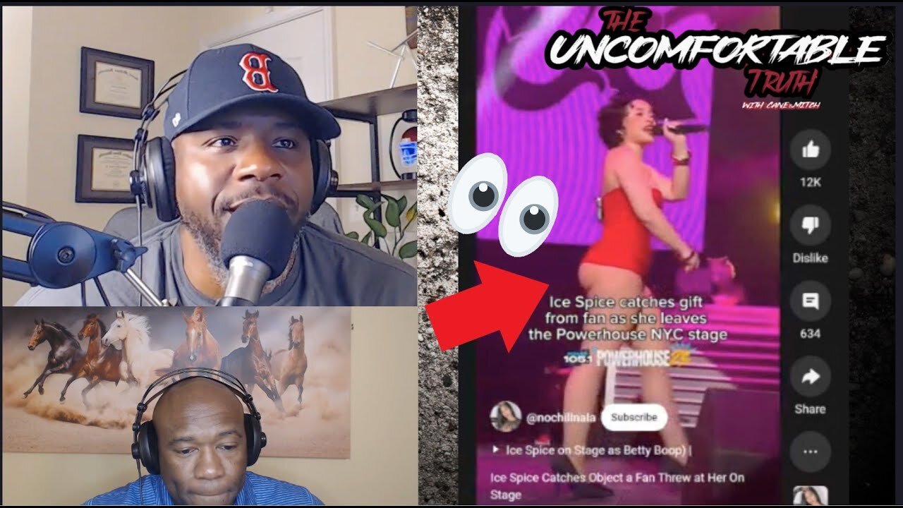 Wait!...What is Ice Spice WEARING!?!? #theuncomfortabletruth #podcast #viral