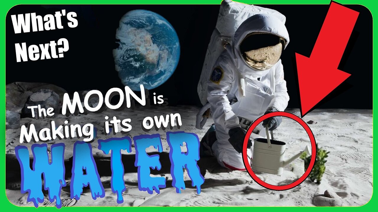 You Won't Believe How The MOON is Creating WATER 🌙 #NASA #Apollo #space #colony #future