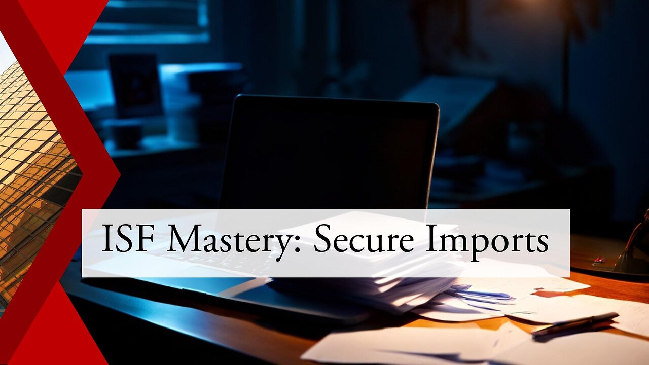 Mastering Import Compliance: ISF Filing and Customs Brokerage Made Easy