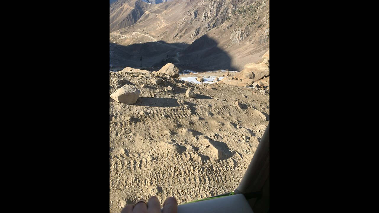 Sand and desert mountain in naran kagan