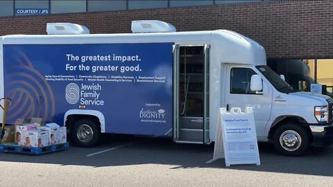 New mobile food & hygiene pantry ribbon cutting today