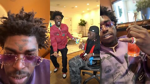 Kodak Black Speaks Out After Fans Concern Over Taking a Percocet During Kai Cenat's Stream