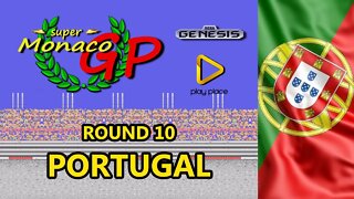 Super Monaco GP - Sega Genesis / Round 10 - Portugal GP - Team Firenze