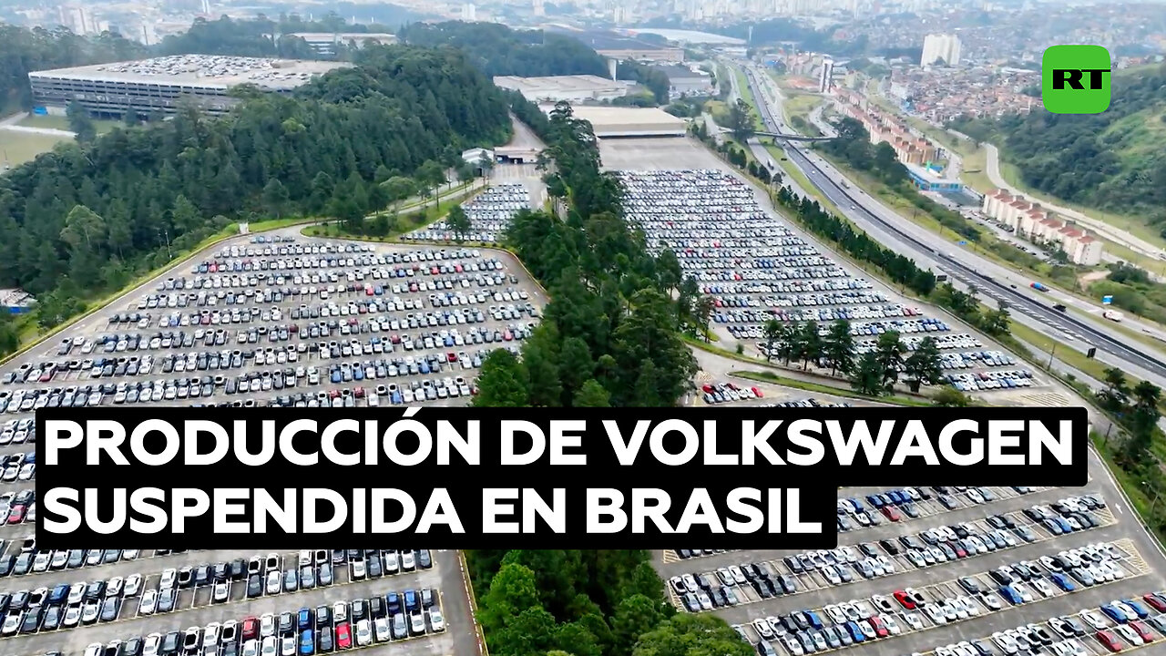 Suspenden la producción en fábrica de Volkswagen en Brasil
