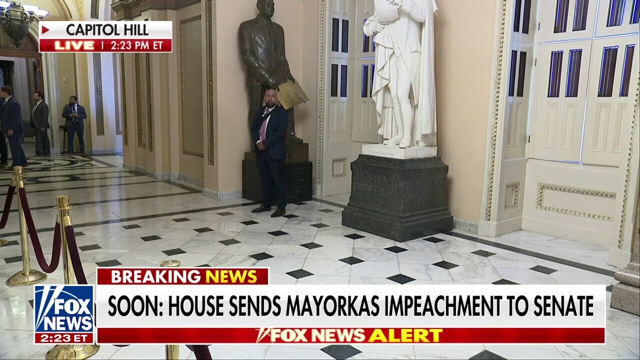 House Sends Mayorkas Impeachment Articles To Senate For Trial