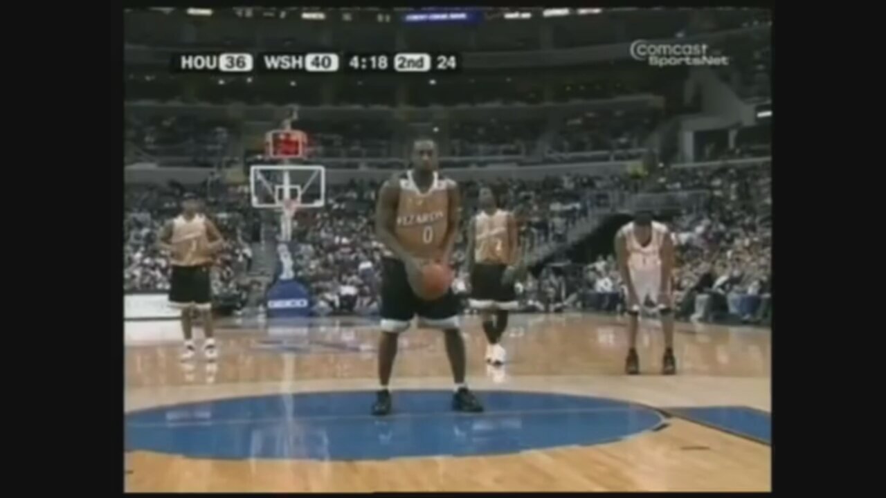 Gilbert Arenas 41 Points 7 Ast 3 Stl Vs. Rockets, 2006-07.