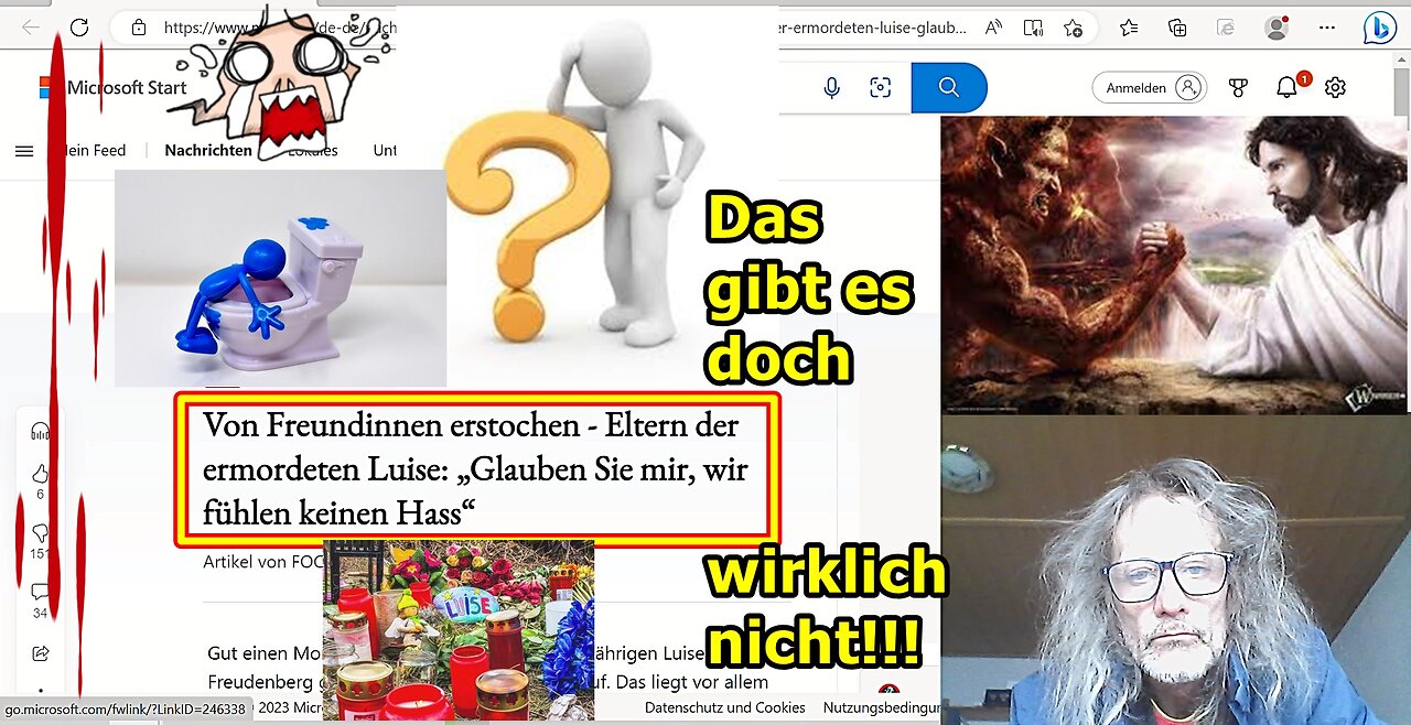 Traurige Nachrichten an das Deutsche Volk vom 15.04.2023 ...