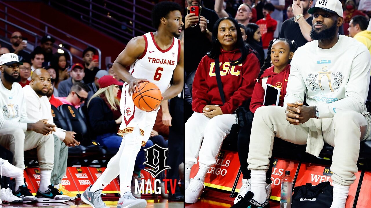 Lebron James & Family Attend Bronny's 1st College Game Since Being Cleared After Heart Attack! 🙏🏾