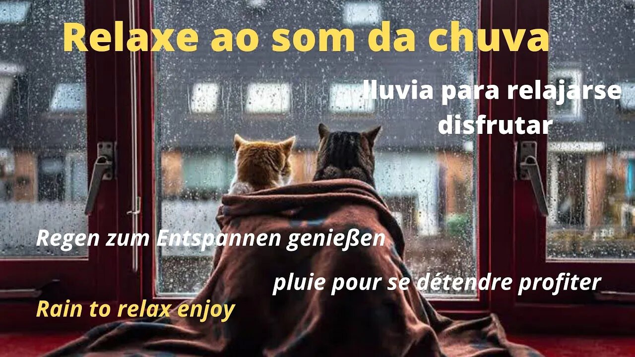 Maravilhoso som da Chuva para relaxar e Dormir.