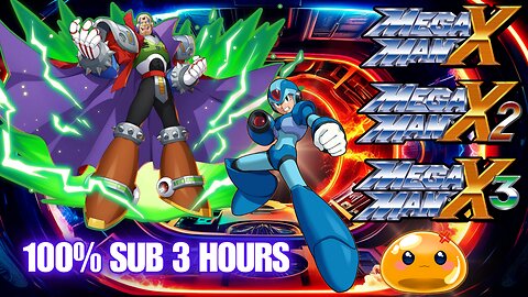 【Mega Man X Trilogy】100% SNES Completion – Under 3 Hours!