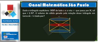 EsPCex 2020: Volume de Sólido de Revolução (Cone e Cilindro)
