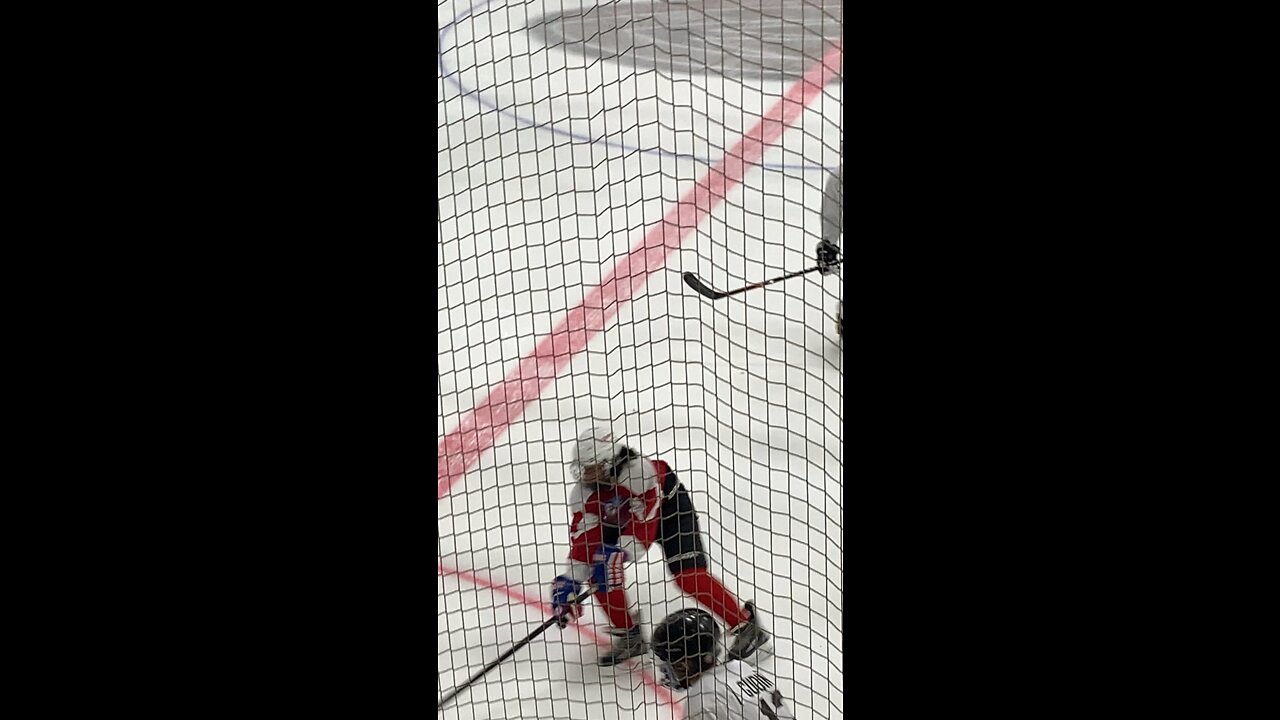 First High School Hockey Goal!