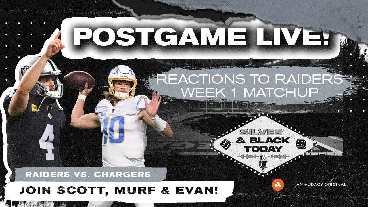 Week 1: Raiders Lose to Chargers Postgame Show