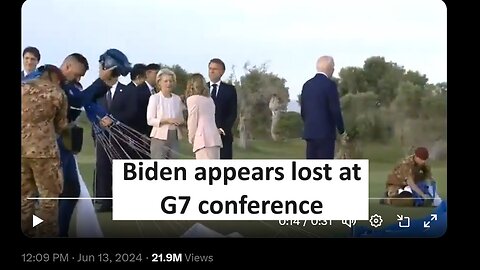 Biden gets lost at G7 Summit