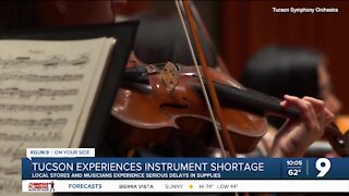Local stores and musicians experience serious delays in supplies.