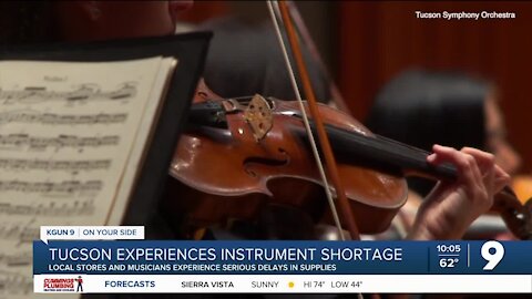 Local stores and musicians experience serious delays in supplies.