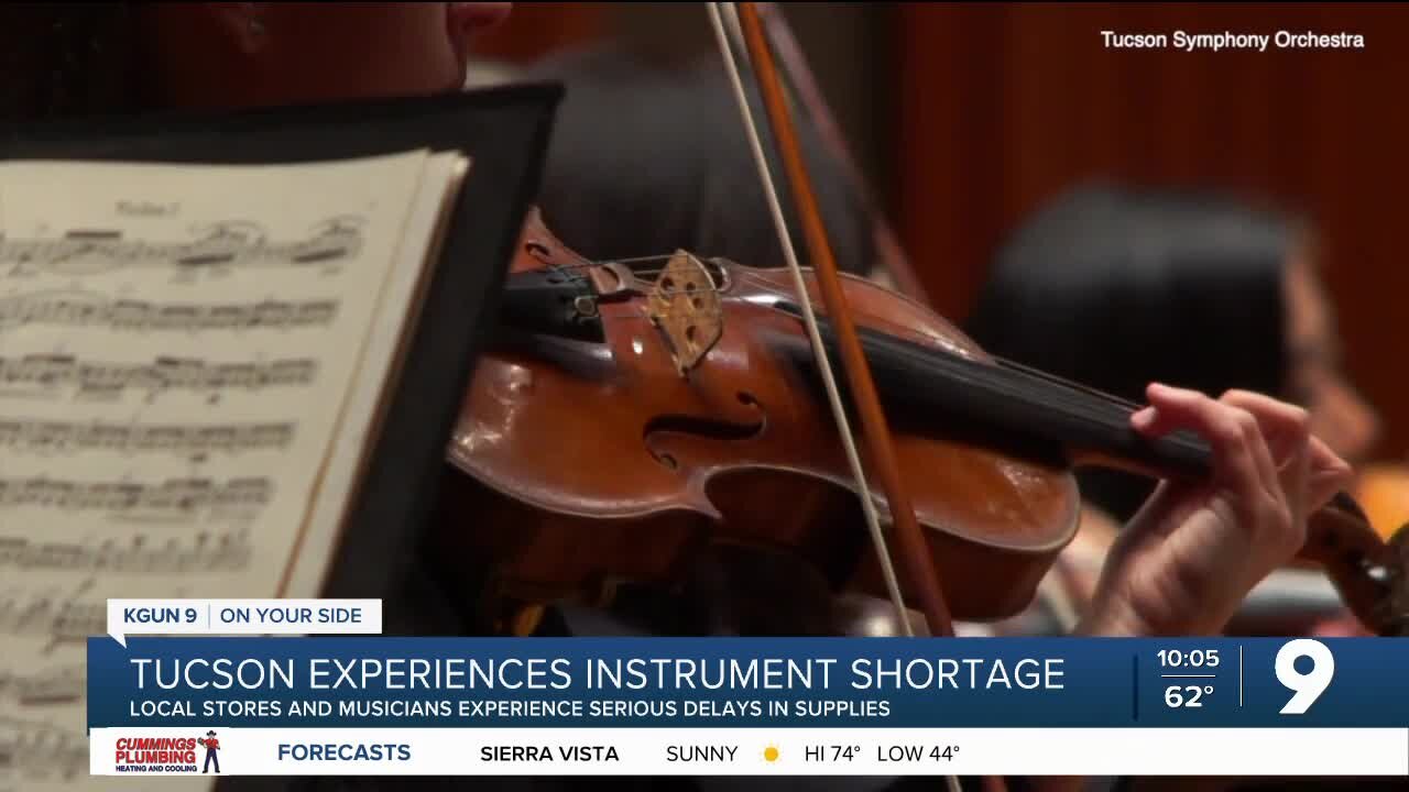 Local stores and musicians experience serious delays in supplies.