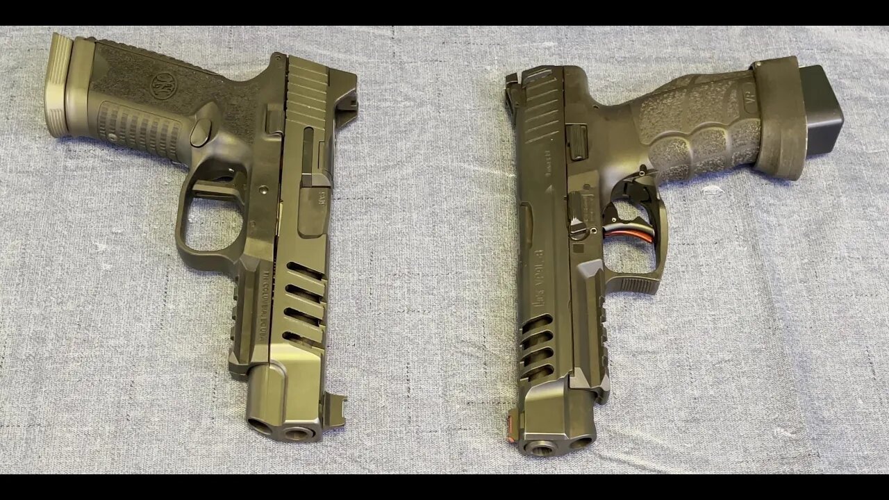 FN 509 LS Edge vs HK VP9L- Tabletop Comparison