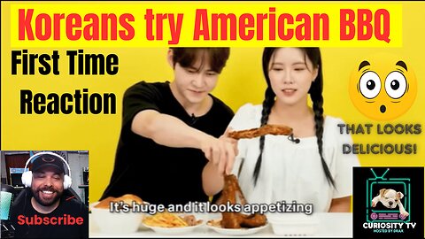 Koreans Try American BBQ For The First Time! – First time reaction #Reaction #BBQ # USA # Korea #FUN