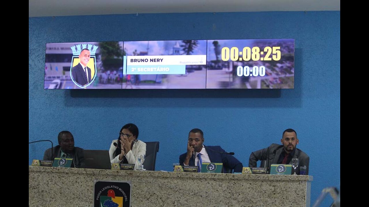 Silencio do Vereador Bruno Nery na Câmara de Conceição do Jacuípe