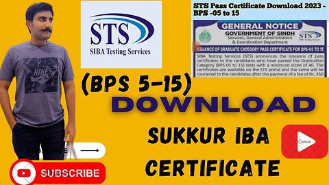 How to download iba certificate