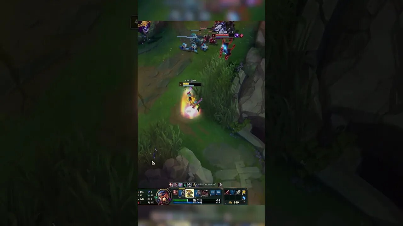 Behind the Blade ! - League of Legends #shorts