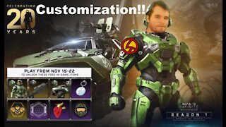 Halo Infinite - Official Customization (Battle Pass/Shop/Armor/Skins/Coatings/A.I) | Solo Play