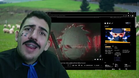 PASTOR REACT CHIDORI - Kakashi Rap (Versão Sombria) | Takeru Feat. rAid (Lendários)