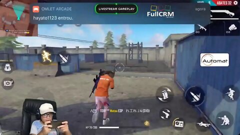 Live Free Fire Pegar Platina CS Rankeado - #eoroper