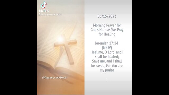 Morning Prayer for God's Help as We Pray for healing #Shorts