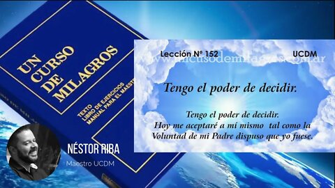 Lección 152 de Un Curso de Milagros