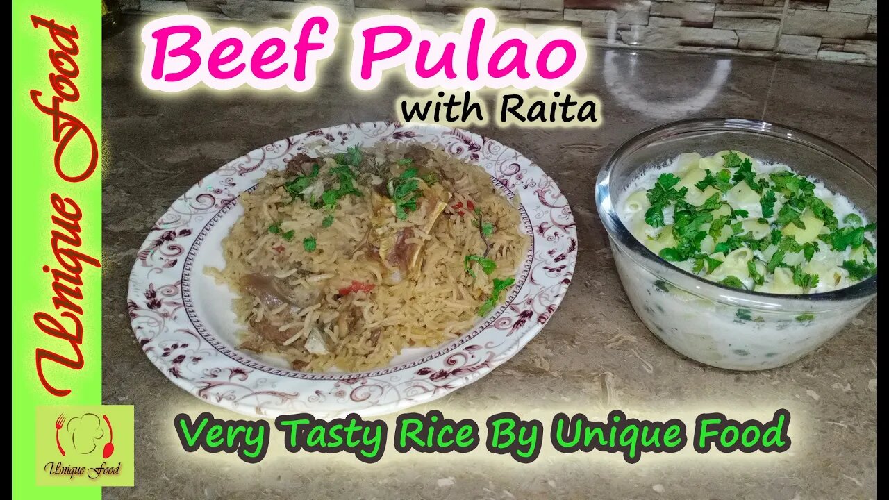 Beef Pulao | Beef Yakhni Pulao | Beef Pulao Simple | @UniqueFood199227 🥗🥗🍚🍚