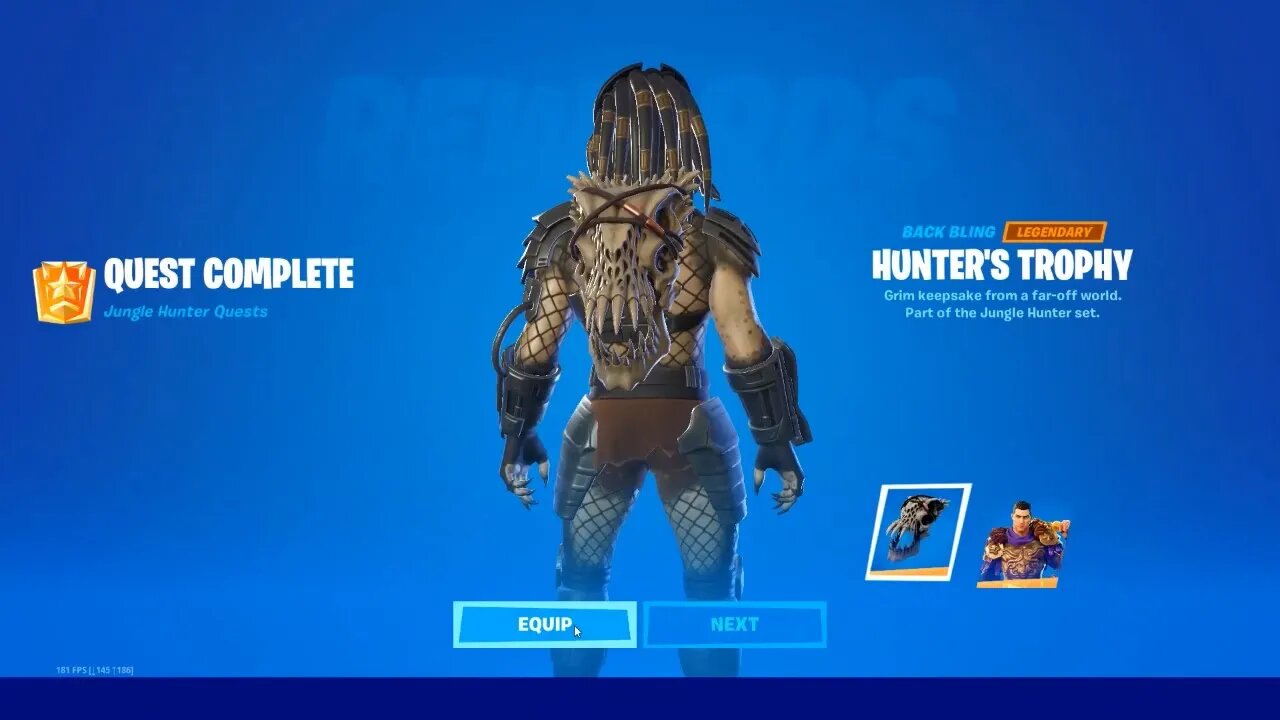 Fortnite : How To Get The Predator Backpack / Back Bling.