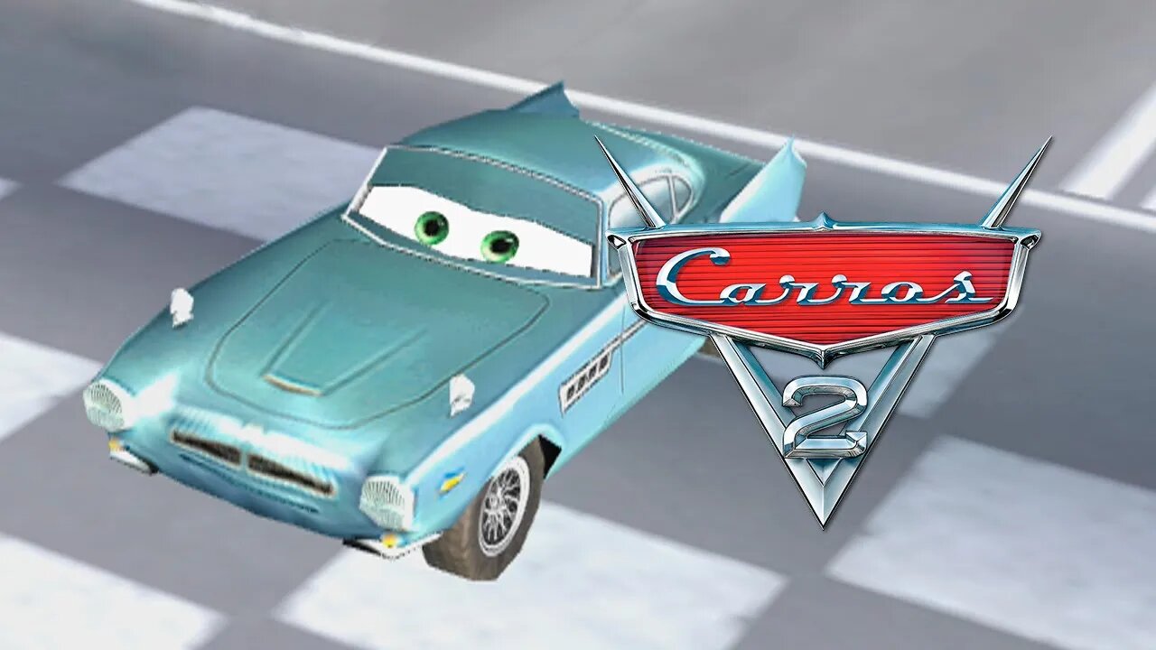 DISNEY CARS 2 (PSP) #5 - Jogando com o Finn McMissil! (PT-BR)