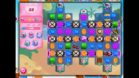 Candy Crush Level 5981 Talkthrough, 31 Moves 0 Boosters