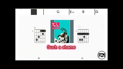 Talk Talk - Such a shame - (Chords & Lyrics like a Karaoke)
