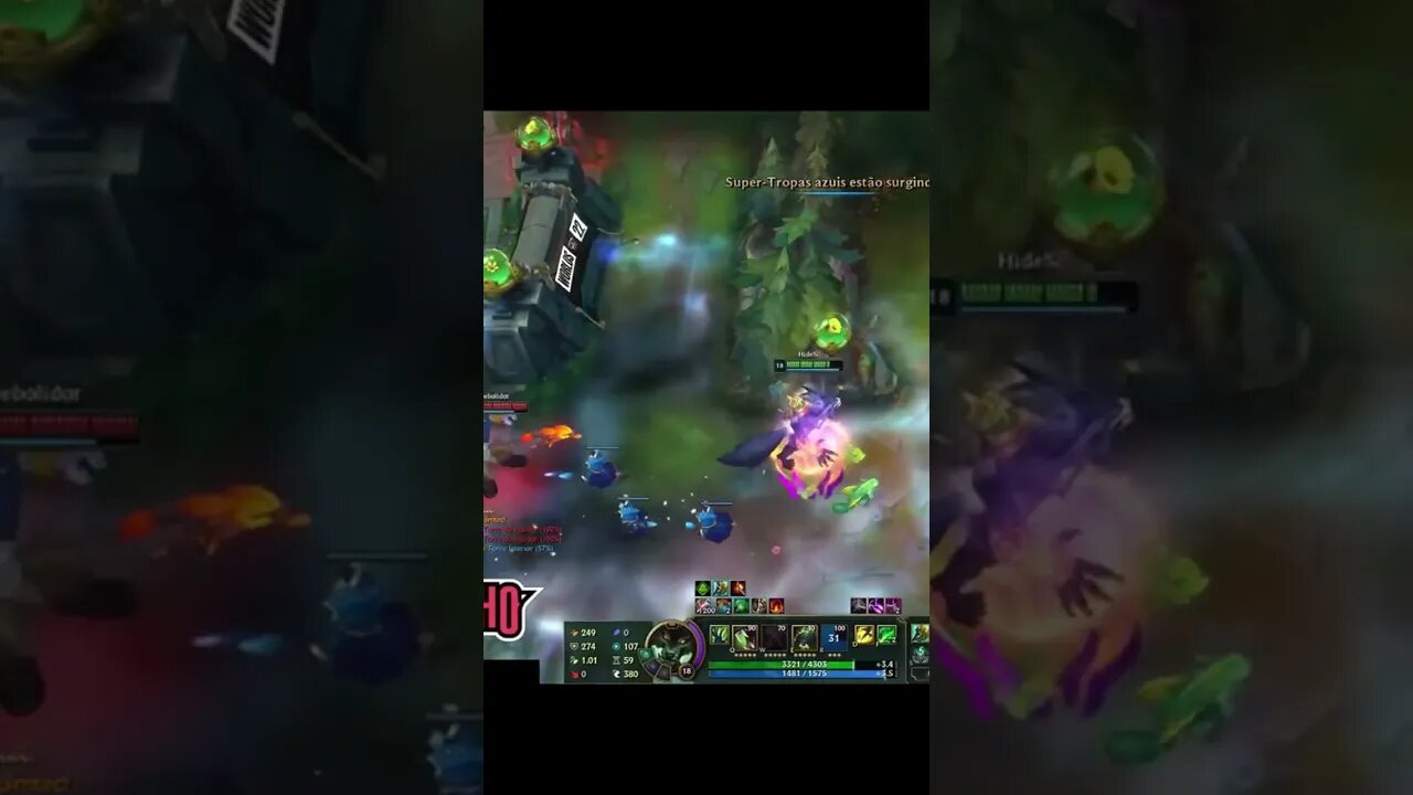 5000 HP Warwick - League of legends #shorts