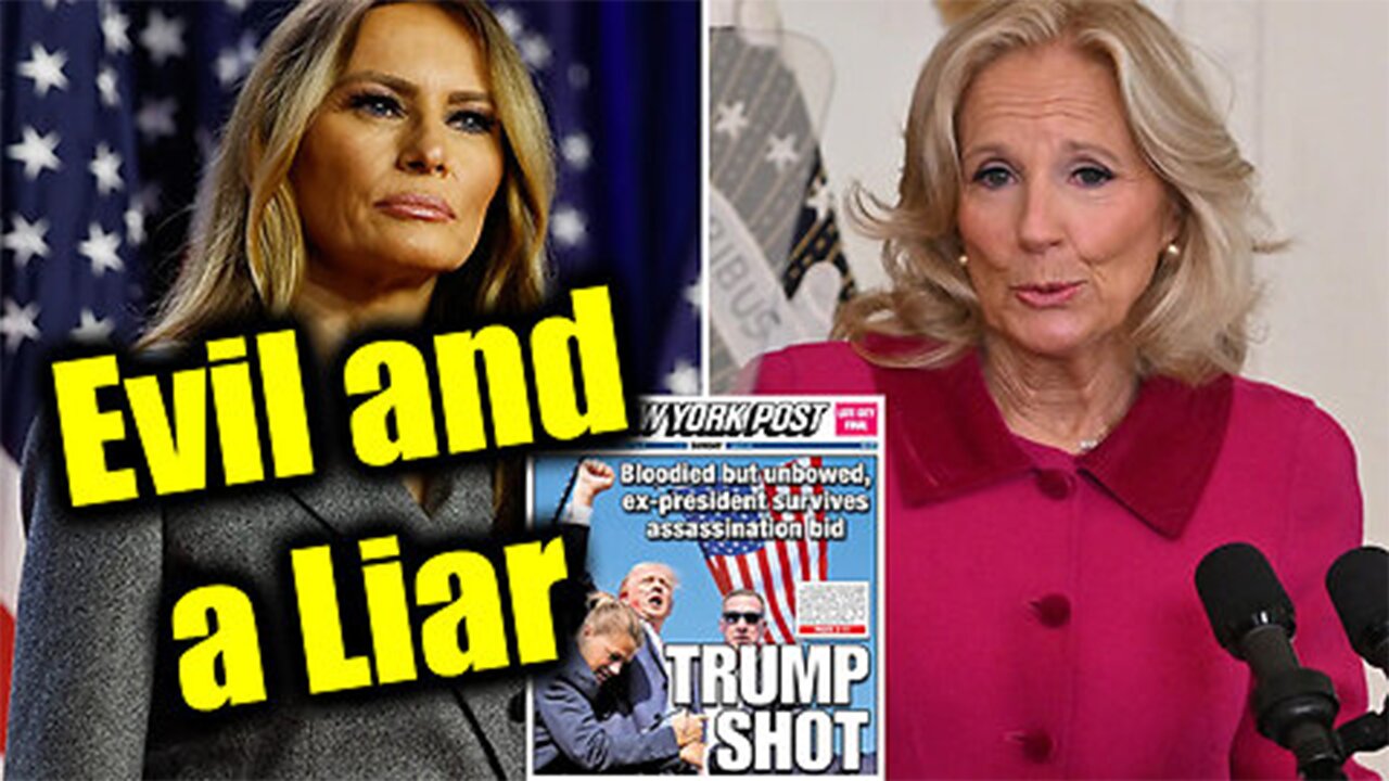 Melania Trump Speaks Out About Jill Biden - a Liar Child Rape Tapes