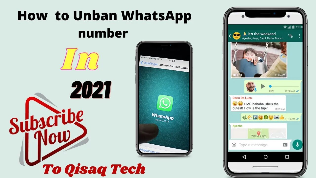 WhatsApp Number Banned how to unban WhatsApp number in 2021 || Qisaq Tech