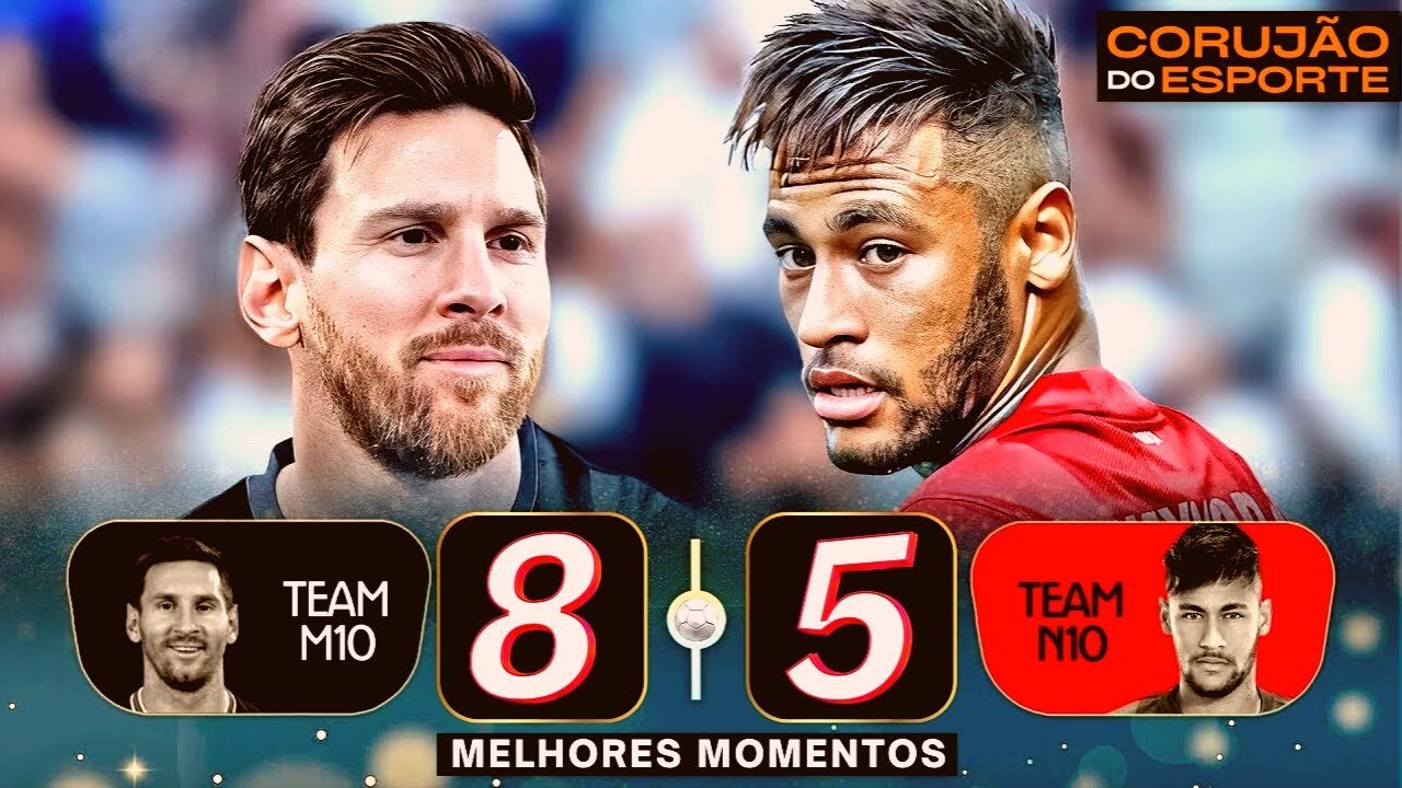 Neymar scored a great goal from midfield, but Messi humiliated in the end and won this friendly