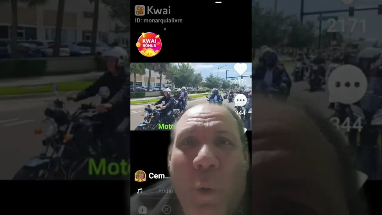 Bolsonaro faz motociata nos EUA